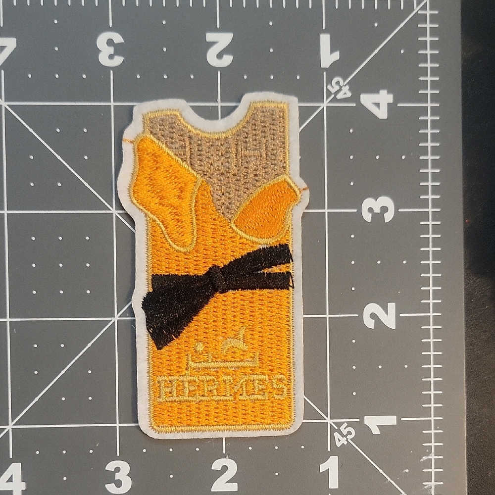 Hermès Orange Dress Patch